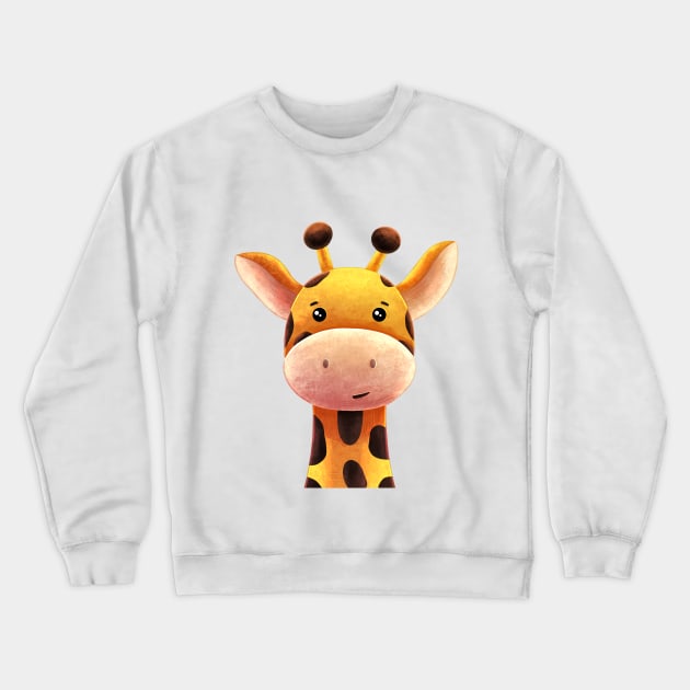 Giraffe cartoon Crewneck Sweatshirt by Karmellime